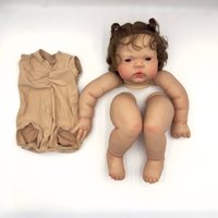 NPK 24inch Black Pickle Awake Paint Doll Kit Already Painted Doll Parts Lifelike Reborn Baby DIY Toys