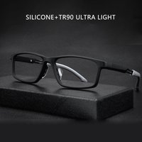 Ultra Light TR90 Glasses Fashion Sports Eyewear Black Customized Optical Prescription Eyeglasses Frame Myopia Man Woman G6201