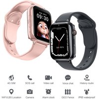 Inteligentny zegarek dla dzieci 4G SOS GPS Lokalizator Karta SIM Połączenie wideo WiFi Chat Kamera Latarka Wodoodporny Smartwatch dla dzieci