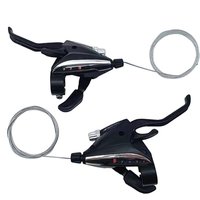 Mountain Cycling Gear Shifter 3x9 Speed Thumb Replacement Parts 1 Pair Left Right Bike Shifter for Road Folding Trail Riding
