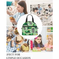 Recycling Garbage Truck Pattern Insulated Lunch Bag for Women Office Cooler Thermal Box Tote Portable Lunch Boxes