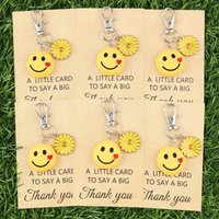 One Set6A charming keychain,Face and goose,The perfect gift for guests,Birthday Gift,Anniversary gift,Suitable for friends。The i
