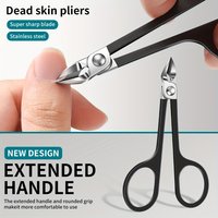 Stainless Steel Nail Scissors Sharp Edge Cuticle Trimmer Durable Manicure Tool