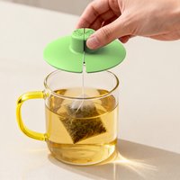 1pc Silicone Tea Bag Buddy, Silicone Tea Bag Holder & Squeezer, Easy to Use, Mess Free, Dishwasher Safe