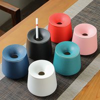 European Ceramic Ashtray Creative Overglaze Decorative Living Room Ashtrays Office Desktop Modern Ash Tray Home Decoration