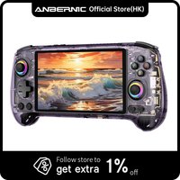 Anbernic RG557 Handheld Video Game Console Android 14 Gaming Console 5.48" AMOLED HD Screen Game Player WiFi 6E Bluetooth 5.3