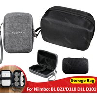 Durable Case for Niimbot B1 B21 B21PRO D110 D11 D101 Label Printer Maker Protection Bag Label Paper Sticker Carry Zipper Storage