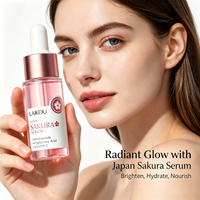 LAIKOU Sakura Face Serum 17ml Brightening Moisturizing Shrink Pores Hydrating Facial Skin Care Essence