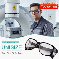 Radiation Radiological Protection Lead Glasses 0.5/0.75mmpb Spectacles with Side Shielding X-Ray Gamma Ray Plomados para Rayos X
