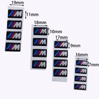 Car Steering Wheel Stickers Car Body Hub Decorative Sticker For BMW M Performance F20 F40 F22 F30 E90 F32 F06 F07 F46 E60 M5