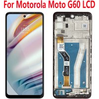 For Motorola Moto G60 LCD Display with Frame Touch Screen Digitizer Assembly For Moto G60 PANB0001IN, PANB0013IN, PANB0015IN LCD