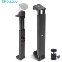 BFOLLOW Tablet Big Holder with 1/4" Female for iPad Pro 12.9" 11" Air Mini Clamp Stand Tripod Samsung Huawei Xiaomi Bracket