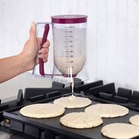 900ml Batter Dispenser with Graduated Cakes Handheld Funnel Dispenser for Making Cupcakes Waffles Any Baked Goods Kitchen Tools