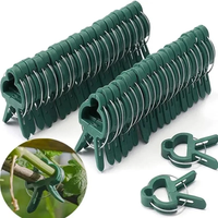 10/100pcs Plant Fixed Clips Reusable Greenhouse Bracket for Fixing Stems Flower Vine Vegetables Tomatoes Fastener Garden Supplie