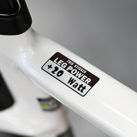 AliExpress NONE 100W Leg Power Reflective Sticker, Waterproof Glossy Plastic Decal, Durable Self-Adhesive Bike Handlebar Decor
