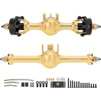 MEUS Racing TRX4M V2 Metal Isokinetic Axles with 3-Section CVD and Adjustable Servo Mount for 1/18 TRX4M