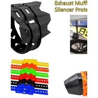 AliExpress SEKINEW Universal Dirt Pit Bike Exhaust Muffler Protector Guard for Motocross 6 Colors Motorcycle Exhaust System Protector