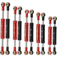 1Pcs Adjustable Steering Link Rod Panhard Bar Servo Linkage 75-100mm for 1/10 RC Crawler Axial SCX10 RBX10 Tamiya CC02 HSP 94111