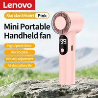 Lenovo Portable Mini Handheld Cooling Fan USB Rechargeable Pocket Desktop High Speed Small Fan for Outdoor Office Travel