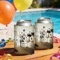 2/5/8pcs Custom Photo Cup Cooler Sleeve Perfect for Wedding Anniversary Celebration Sweet Travel for Wedding Decoration