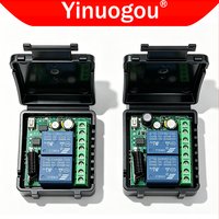 DC 6-30V AC 85-250V Universal 433MHz Wireless Remote Control Switch Relay Receiver Module Garage Door Motor Signal Transmission