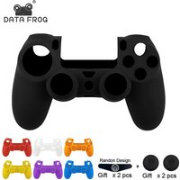 DATA FROG Silicone Protective Case for PS4 Controller – Anti-Slip Soft Cover for PS4 / PS4 Pro / PS4 Slim Gamepad