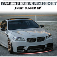 Car Front Bumper Lip Spoiler For BMW 5 Series F10 F11 M5 2012 2013 2014 2015 2016 Diffuser Splitter Bumper Bodykits