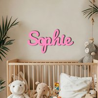 1pc Custom Wooden Name Sign,Customized Surname,Alphabet Name Card,Multi Color Select,Wall Art Decor Wall Stickers,