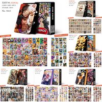 Full-set 92Pcs Anime Lomo Card Double-sided Hd Color Printing Picture Demon slayer Haikyuu Attack On Titan Collection Card Gift