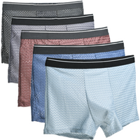 Men Panties Male Underpants Man Shorts Boxers Underwear Slip Homme Calzoncillos Bamboo Hole U Convex Pouch Large Size M-6XL New