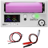 18650 Lithium Battery Capacity Tester TFT Digital Voltage Current Meter Monitor Mini Buck Boost Adjustable Test Power Supply