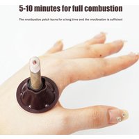 50Pcs Moxibustion Tube Paste Moxa Self-stick Mugwort Candle Therapy Heating Acupunture Meridian Massager Tools Replaceable
