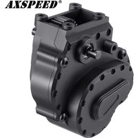 AXSPEED Metal Gearbox Assembly Transmission with Internal Gears for 1/18 AXIAL UTB18 CAPRA Upgrade Parts