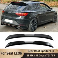 For Seat LEON 1P 5F MK3 for ST Cupra TGI / FR Hatchback 2013-2024 Car Tail Wings Fixed Wind Spoiler Rear Wing Bodykits Tuning