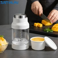 JUSTINLAU Manual Ice Shaver Non-electric Plastic Handheld Snow Cone Maker Summer Slush&Shaved Ice Machine for Home& Stall Use