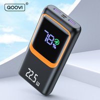 QOOVI – przenośna ładowarka z dużą pojemnością akumulatora 20000 mAh, zasilana zewnętrznym źródłem, obsługująca szybkie ładowanie PD 22,5 W, kompatybilna z Samsung S26, S25, iPhone 17, 16 oraz