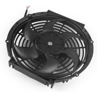 7/10/12/14 Inch 12V 80W 2100RPM Electric Radiator Fan, Universal Car Air Conditioning Cooling Fan Blade Electric Cool Mounting K