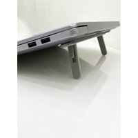 Portable Notebook Support Adjustable Riser Cooling Bracket Self Adhesive Invisible Folding Laptop Bracket for Laptop Tablet