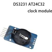 DS3231 AT24C32 IIC RTC Real Time Clock Module High Precision for Arduino Raspberry Pi Without Battery Memory Module 3.3V-5V DIY