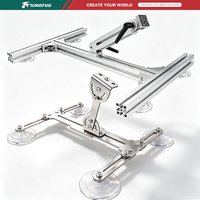 Ständer aus Aluminiumlegierung/Edelstahl mit Saugnapf, faltbare Halterung für teleskopischen Linearantrieb, Hubkolbenmotor