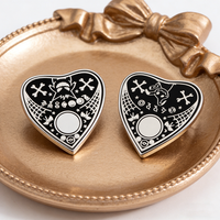 Magic Magical Ouija Board Cartoon Enamel Brooch Ghosts Halloween Ghost Pin Game Fans Badge Cute Horror Flair Accessories