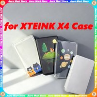 for XTEINK X4 All-Inclusive Shockproof Case Airbag Drop-Resistant Flip Transparent Protective Cover Anti Collision Angle Design