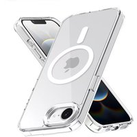 17E Luxury Magnetic Case For iphoner 17E 16E for Magsafe Shockproof Protector Hard Clear Acylic Cover Cases