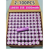 2-100pcs Original 35E 20A Discharge Rechargeable Battery 3500mAh INR18650 35E For Flashlight batteries 3.7V Li-Ion Battery