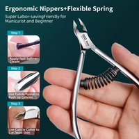 Professional Cuticle Trimmer Set, Super Sharp Dead Skin Scissors For Women And Men's Nail And Toenail Labor Saving Manicure Tool