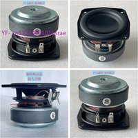 2PCS 77MM 3 Inch Bass Subwoofer Speaker, 4 Ohm 30W-35W HiFi Woofer Unit for DIY Bluetooth Bookshelf Speaker Home Sound Theater