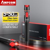 AMPCOM-Mini localisateur visuel de défauts, outil de détection de câble à fibre optique, détection rapide de défauts de câble, pointeur laser pour câble réseau