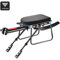 TOSUOD Bicycle Rear Rack Heavy Duty Bike Luggage Rack Multifunctional Carrier For MTB Bike-Can Carry People Cycling Accessory