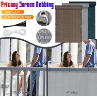 Durable Anti-UV Sunshade Net 95% Privacy Screen Fence Mesh with Grommets for Garden Plants Chicken Coop Pavilion RV Camping New
