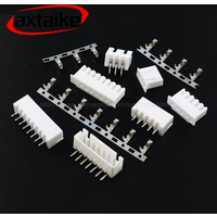 100PCS XH2.54 2p 3p 4p 5p 6p 7p 8p 9 10 11 12 Pin 2.54mm Pitch Terminal Kit / Housing / Pin Header JST Connector Wire Connectors